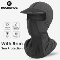 ROCKBROS Cycling Cap For Men Women Anti-UV Breathable Fishing Motorcycle Hat MTB Road Bike Full Face Mask