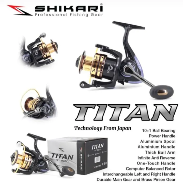 reel power handle shikari titan Lazada Indonesia