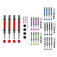 4Pcs Metal Front and Rear Drive Shaft CVD for 1/10 Slash Stampede Hoss VXL RC Car Parts