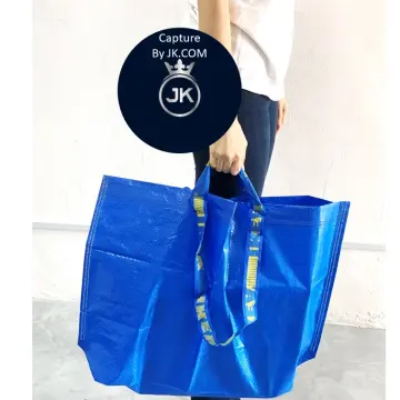 IKEA FRAKTA Carrier Bag, Blue, Large Size Shopping Bag 2 Pcs Set