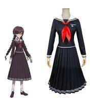 （ใหม่）อะนิเมะ D Anganronpa Toko Fukawa เครื่องแต่งกายคอสเพลย์ D Angan-Ronpa Cos ฮาโลวีนปาร์ตี้เครื่องแต่งกายผู้ใหญ่ผู้หญิง Jk เซเลอร์สูทท็อปส์กระโปรง