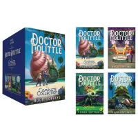 Original English version Dolittles fantasy adventure 4 complete sets Doctor Dolittle weird Doctor Du Lide Hugh Lofting little Robert Downey 2020 original fantasy comedy movie novel