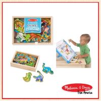 [ของแท้] ของเล่นแม่เหล็ก Melissa and Doug การ์ตูนแม่เหล็ก Animal Dinosaur Magnets 20 Pcs [MEL]