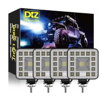 Dxz ไฟหน้ารถออฟโรด4X4 4 23smd สปอร์ตไลท์69W สำหรับรถจักรยานยนต์ Suv Atv รถบรรทุกหลอดไฟอัตโนมัติ4ชิ้น12V 24V