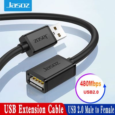 Jasoz USB 2.0 Kabel Ekstensi USB 2.0 Kabel Perpanjangan Kabel Data untuk PC Smart TV Xbox One SSD Kabel Perpanjangan USB Kecepatan Cepat 5M 8M