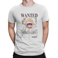 Monkey D Luffy Men Tshirt One Piece Wanted New Bounty Fabric T Humor Gift Idea