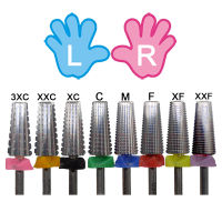 NAILTOOLS 5 IN 1 Carbide Original multi-function Tungsten Carbide nail milling drill bits