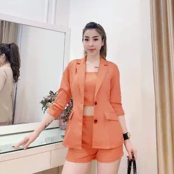 Áo Vest Nữ Công Sở Hàn Quốc NK Fashion Dáng Ngắn Thời Thượng Chất Liệu Cao