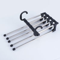 5 in 1 Wardrobe Hanger Multi-functional Clothes Hangers Pants Stainless Steel Magic Wardrobe Clothing Hangers For Clothes Rack