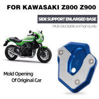 Motosikal ขาตั้ง Kickstand Kaki แผ่นขยายด้านข้างแผ่นแผ่นรอง Sokongan สำหรับ ER6F คาวาซากิ ZX6R ZX10R Ninjaa650r