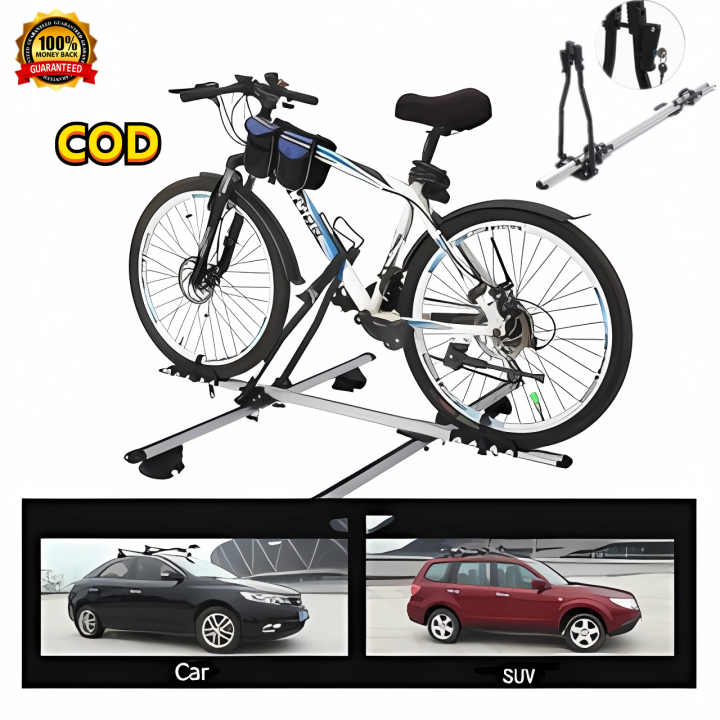 แร็คหลังคา แร็คบรรทุกรถจักรยาน Aluminum alloy roof bike rack Lazada.co.th