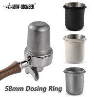 58MM Aluminum Alloy Dosing Ring Brewing Bowls Coffee Sniffing Mug Powder Feeder Tank Coffee Tamper Espresso Tool Cafe Accessory