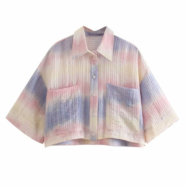 za-flowy-tie-dye-cropped-shirt-women-vintage-short-sleeve-summer-tops-woman-fashion-front-patch-pockets-casual-shirts