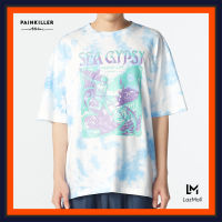 (PAINKILLER) SEA GYPSY OVERSIZED TIE DYED / เสื้อมัดย้อม เสื้อแขนสั้นชาย เสื้อยืดผู้ชาย เสื้อแฟชั่น เสื้อผ้าผู้ชาย เพนคิลเลอร์ / T-shirts menswear PAINKILLER Outlet / AW22