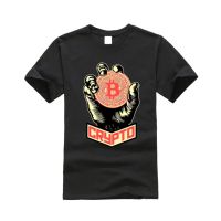 [COD] {พร้อมส่ง เสื้อยืดแขนสั้น พิมพ์ลาย Bitcoin ระบายอากาศ พลัสไซซ์ ของขวัญวันเกิด สําหรับผู้ชาย XS-6XLS-5XL  53JK