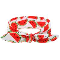 1pc Headwear Kids Fruit Hair Band Watermelon Knot Baby Headband Newborn Infant Hair Accessories Children Elastic HairBands