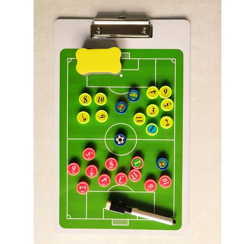 Football Board Clipboard Coach Tactical Board Sided Strategy Clipboard  Coaching Dry Erase Marker Accessories 