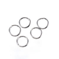 1000pc 304 Stainless Steel Jump Rings Open Jump Rings Stainless Steel Color 5x0.6mm 22 Gauge Inner Diameter: 3.8mm