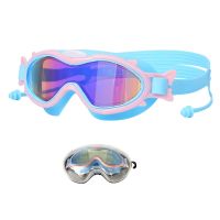 Professional Kids Swimming Goggles Children Swim Goggles HD Diving Glasses Eyewear Large Frame Waterproof Anti Fog UV Protection