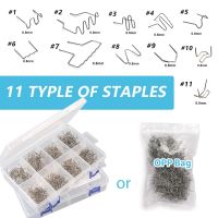 1100Pcs Auto Plastic Welder Repair Welding Nails 0.8mm 11 Kinds Types Hot Stapler Welding Nails For Repair Machine Car Bumper