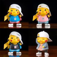 【LZ】卍  Pokémon Pikachu Figura Anime Enfeites Kawaii Presente de Aniversário Segundo Elemento Brinquedos Infantis Casais Moda