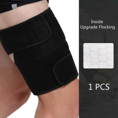 1PCS Thigh Compression Sleeve Non-slip Leg Thigh Support Pad Adjustable Bandage Sport Safety Wrap Guard For Muscle Pain Relief
