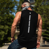 （Ready Stock）? Muscle Fitness Brothers Summer New Mens Sports Leisure Running Exercise Face Elastic Sleeveless Vest Wholesale YY