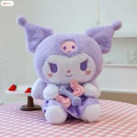 Kuromi ตุ๊กตาตุ๊กตาของเล่นยัดไส้น่ารัก Boneka Mainan น่ารักสร้างสรรค์สำหรับวันเกิดสำหรับเด็กของขวัญวันเด็ก