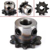 ■☈✲ 1pc High Hardness 8mm Bore 10 Teeth 10T Metal Pilot Motor Gear Roller Chain Drive Sprocket 15x25mm