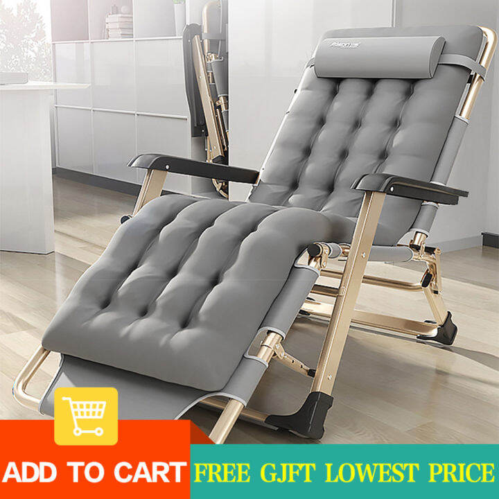 Folding chair bed 300KG Load Bearing Multifunctional reclining chair