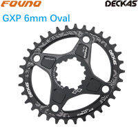 Deckas วงรีรูปไข่6มม.GXP XX1 Eagle X01 GX X1 X0 X9สำหรับ Sram DM 32T 34T 36 38 MTB จักรยานเสือหมอบ Direct Mount