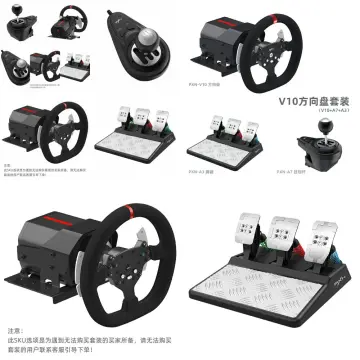 PXN V9 PC Driving Wheel, 900 Degree Vition Racing Steering Wheel