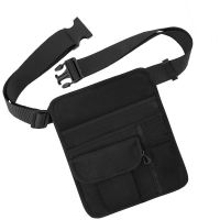 Utility Belt Pocket Organizer Canvas Restaurant Waiter Waist 5-Pocket Money Pouch Bag With Adjustable Belt For Guest Book Tablet