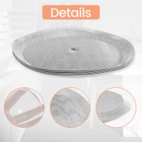 French Press Replacement Filters Mesh Screen Coffee Press Filters-Includes Metal Center Ring Reusable Stainless Steel Mesh Replacements for 1000 Ml French Press Screen