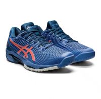 Asics รองเท้าเทนนิสผู้ชาย Solution Speed FF 2 Mens Tennis Shoes (Blue/Harmony/Guava) รองเท้าเทนนิสผู้ชายแบรนด์แท้