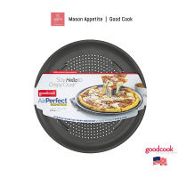 04497  GoodCook AirPerfect 15.75 In. Carbon Steel Nonstick Large Pizza Pan ถาดอบพิซซ่าใหญ่กู๊ดคุกรุ่นแอร์เพอร์เฟค