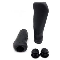 Soft Black Rubber Sleeve Folding Bike Grip Bicycle Handlebar Rubber Grip Cycling Accessories Parts 130MM 92MM Handlebars