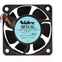 Nidec D06T-24TS14 01BH1 24.5V 0.11A  6025 Four-Wire Silent Cpu Switch Exhaust Fan