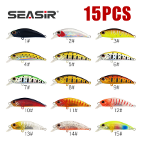 Seasir Micro minnow 1ชิ้น MINI sinking เหยื่อตกปลา5ซม. 3.5g wobblers