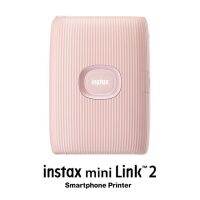 Fujifilm Instax Mini Link 2ของแท้พร้อมถังของเสียเครื่องพิมพ์สมาร์ทโฟนฟิล์มที่สอง Instax Instax 3นิ้วเครื่องพิมพ์รุ่น