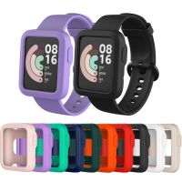 ✴✗ Nowy dla Xiaomi Mi zegarek Lite Redmi inteligentny zegarek TPU miękka pełna krawędź Protector Smartwatch Case Shell rama ochronna osłona zderzaka