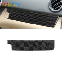 lujie Carbon Fiber Auto Control Dashboard Co-pilot Panel Trim Interior Strip Stickers For Toyota RAV4 2006-2012 Car Accessories