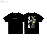 ZE NOVA (สต็อกเพียงพอ) - OFFHIGH - DURBAN T-SHIRT (BLACK)คุณภาพสูง size:S-5XL