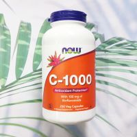 วิตามินซี C-1000 With 100 mg of Bioflavonoids 250 Veg Capsules (Now Foods®)