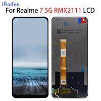 ต้นฉบับสีดำ6.5นิ้วสำหรับ Oppo Realme 7สัมผัสหน้าจอ LCD หน้าจอดิจิตอลแทนการประกอบสำหรับ Realme 7 5G RMX2111 LCD