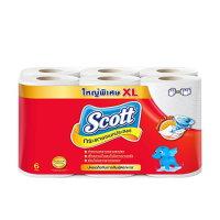 SCOTT สก๊อตต์ ทาวเวล บิ๊กโรล กระดาษอเนกประสงค์ แบบม้วน XL (แพ็ค 6 ม้วน)