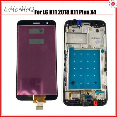 สำหรับ Lg K11ชิ้นส่วนจอสัมผัสแอลซีดีของเครื่องแปลงดิจิทัลสำหรับ Lg K11 Plus Lcd