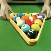 Billiards Snooker 915 Balls Triangle Rack 5.255.72cm Pool Ball Fixing Shaper