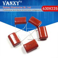 10PCS 630V225J Pitch 25MM 2.2UF 2200NF 225 630V CBB Polypropylene film capacitor