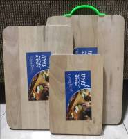 เขียงไม้ เขียงไม้ยางพารา 3 ขนาด มีที่แขวน Cutting Board เขียงไม้อเนกประสงค์  งานส่งออก Wood cutting